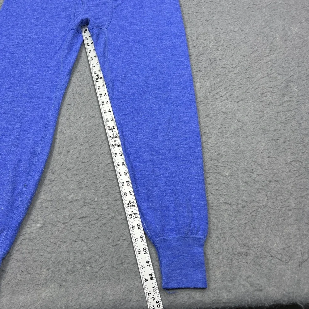 VTG DuoFold Thermal Shirt Pants Set Mens XL Blue Wool Blend Long Underwear 2 USA